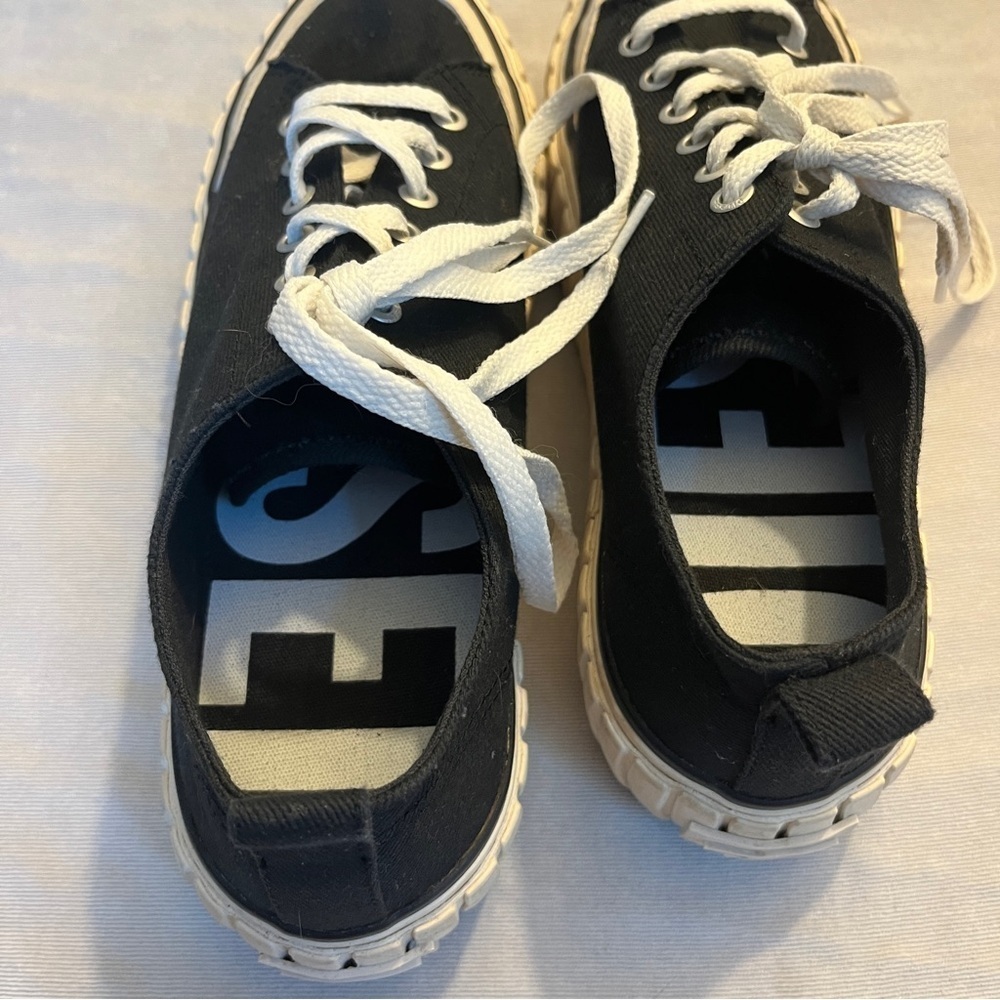 DIESEL Black Hanami S-Hanami Low X Sneakers Size Womens 9.5 - Picture 8 of 10